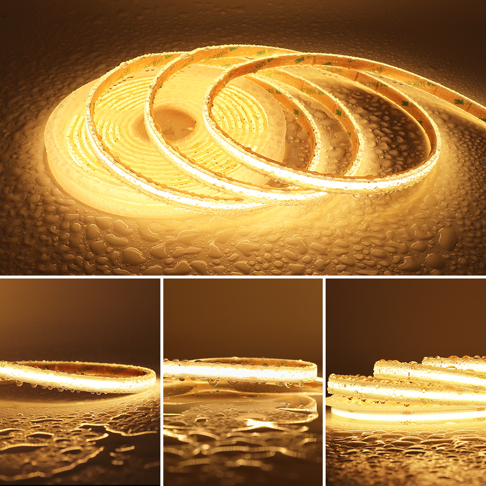 Outdoor Power Strip Weatherproof - IP68 Waterdichte COB LED Strip 12V