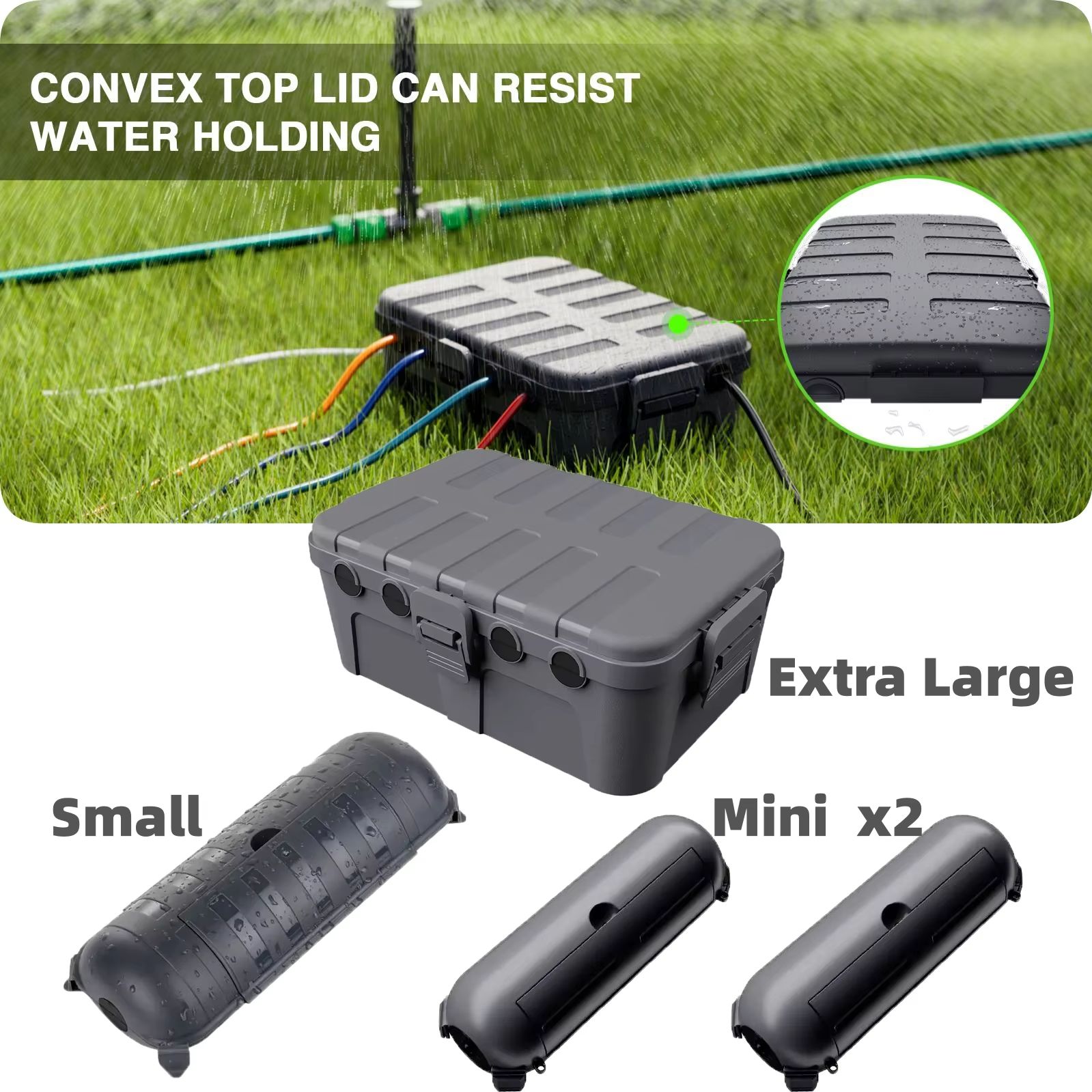 Outdoor Power Strip Weatherproof - Grote weerbestendige buiten elektrische kabelafdekkingen voor