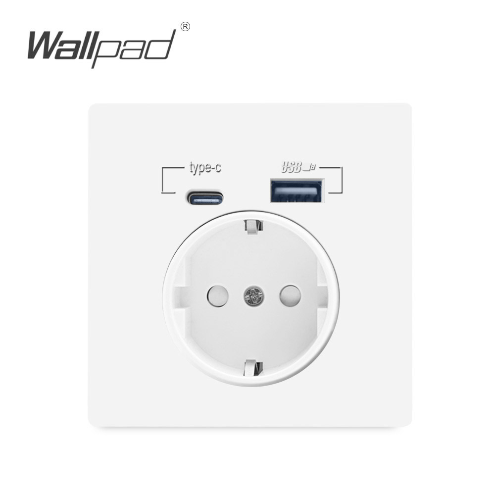 Outdoor Usb Power Strip - EU-stopcontact met USB-oplaadpoort en Type C-interface