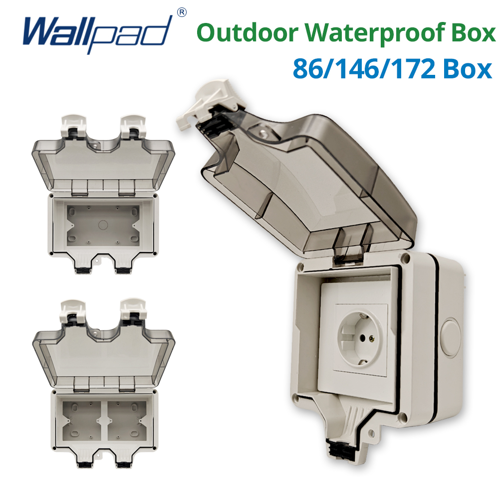 Outdoor Power Box Cover - Wallpad IP66 Stofdicht Waterdichte Outdoor Box