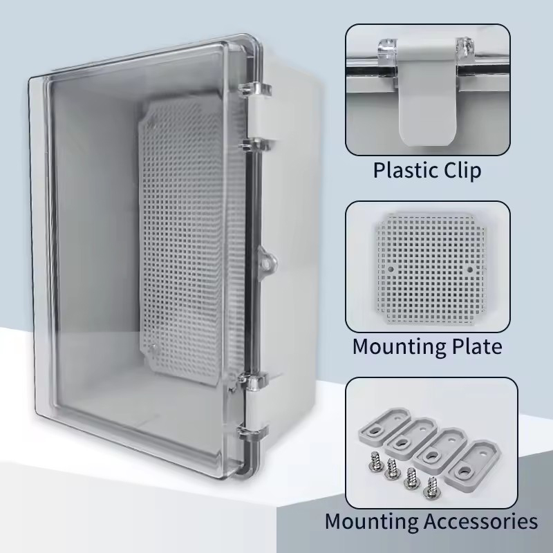 Outdoor Powerwall - IP66 elektrische kunststof behuizing ABS stroomaansluitdoos
