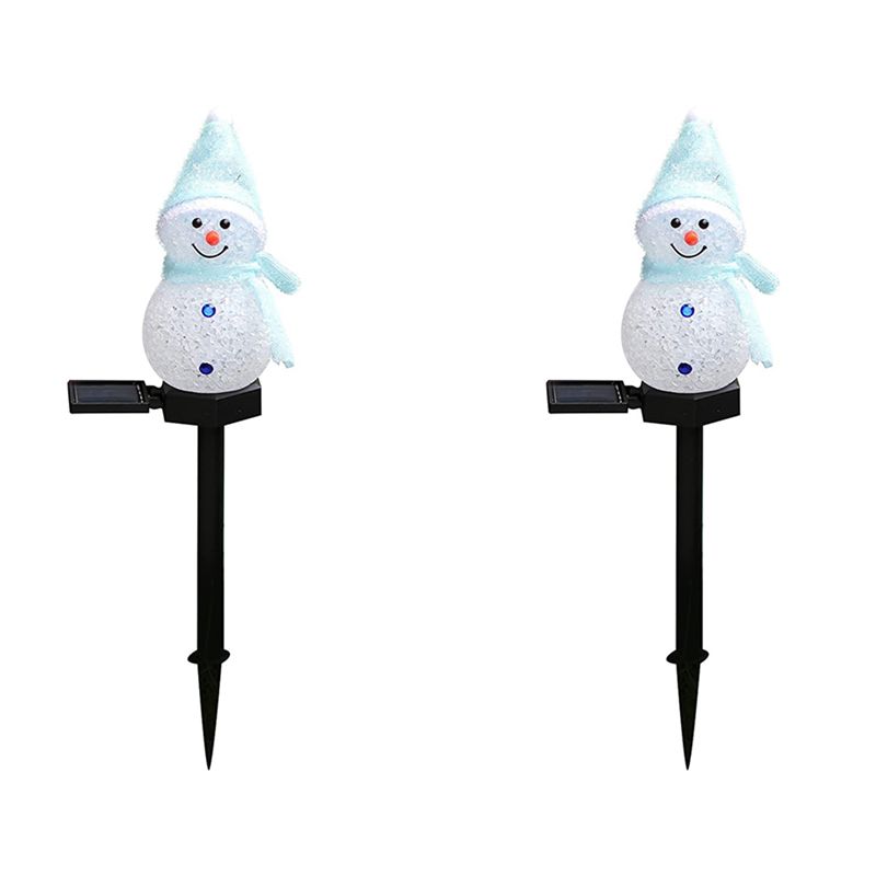 Outdoor Power For Xmas Lights - AA81-2X Sneeuwpop Solar Lights Kerst LED-sneeuwpopverlichting