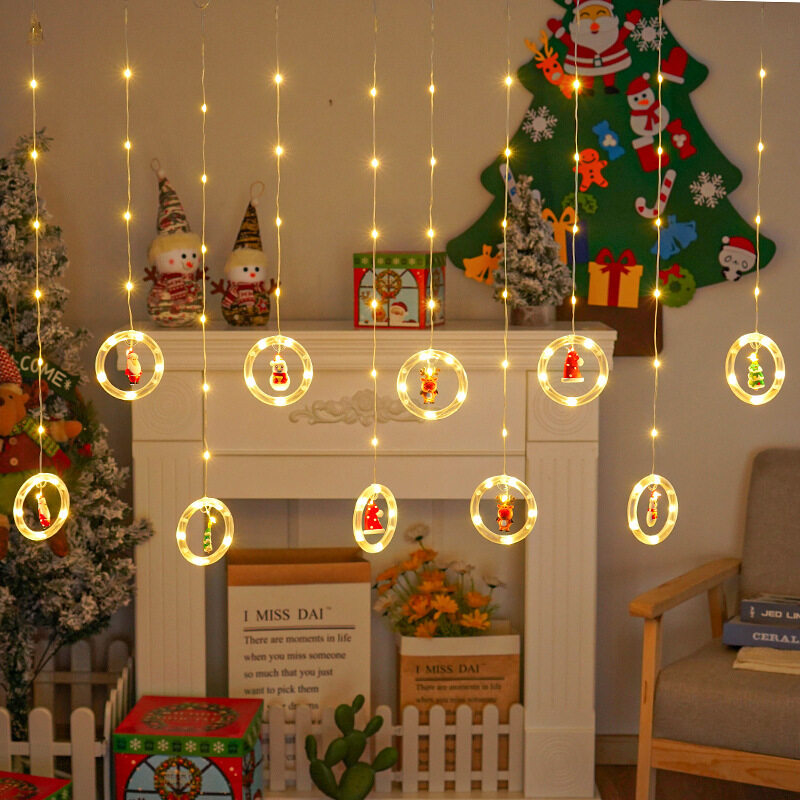 Outdoor Power For Xmas Lights - Kerst LED-gordijnverlichting USB-aangedreven Fairy Lichtslingers met