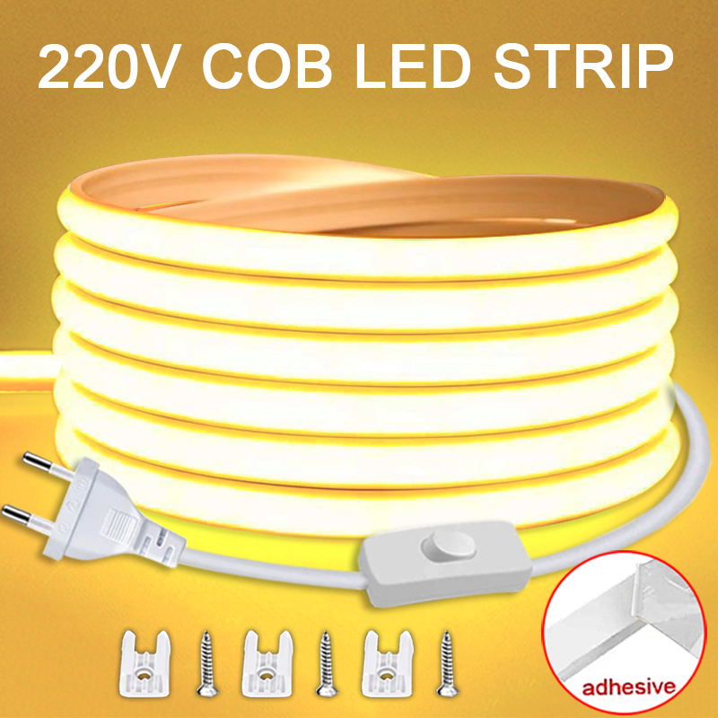 Outdoor Power Strip Weatherproof - 220V Led Strip met AAN/UIT Schakelaar