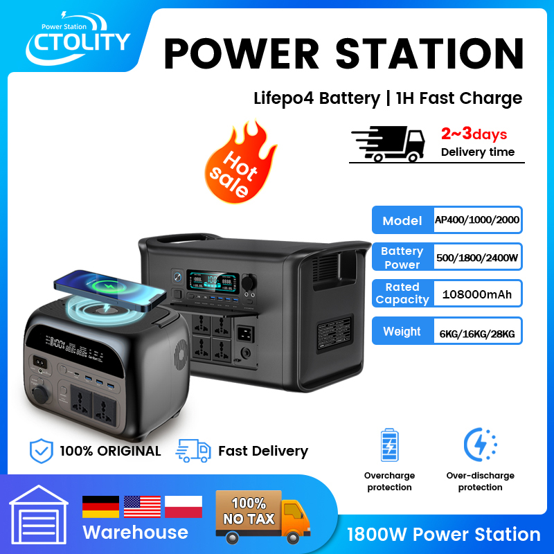 Outdoor Powerwall - Ctolity Power Stations voor kampeeruitrusting Powerbank