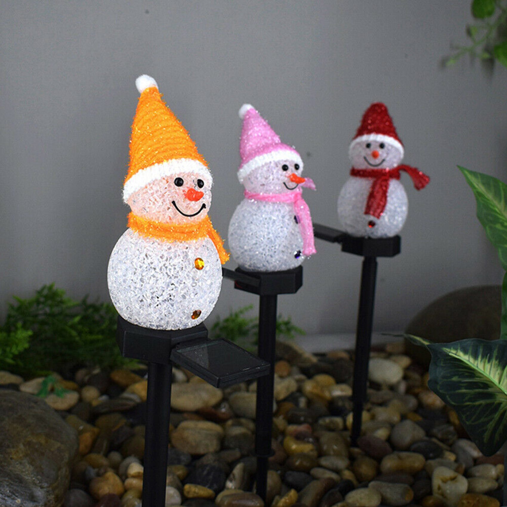 Outdoor Power For Xmas Lights - A72P Sneeuwpop Solar Lights Kerstverlichting op