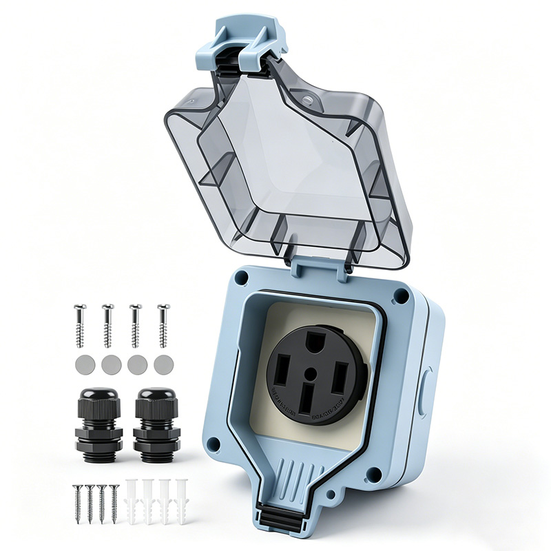 Outdoor Power Box Cover - Outdoor Power Outlet Box Waterdicht IP66