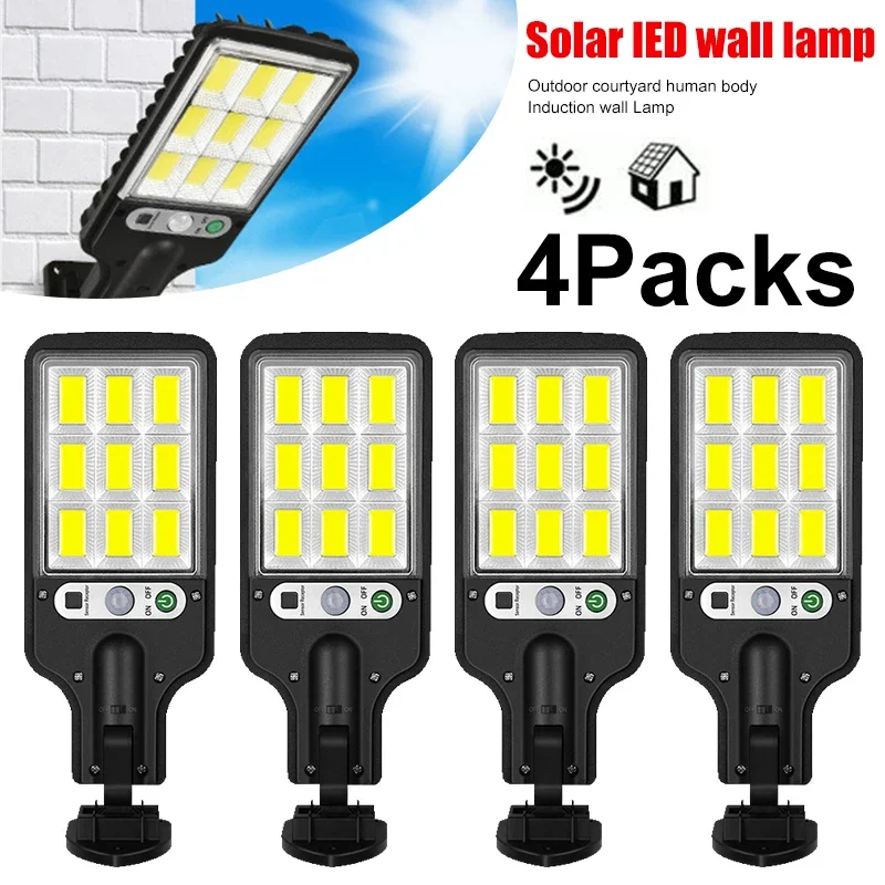 Outdoor Powerwall - Krachtige LED Solar Buitenlamp voor Tuinmuur,
