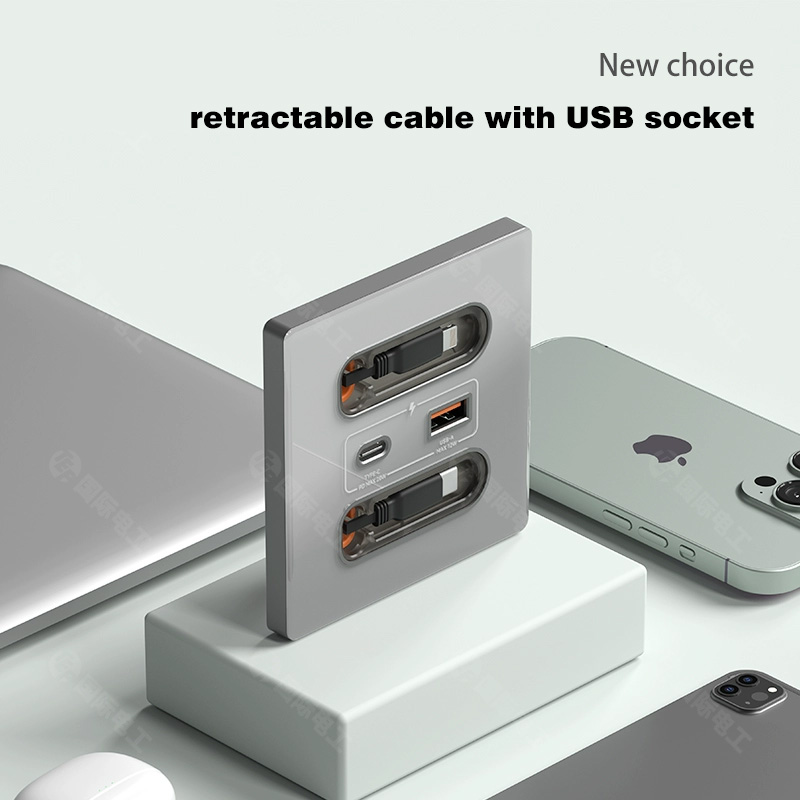 Outdoor Usb Power Strip - Anssin 12w Universele Wandpaneel Socket Met