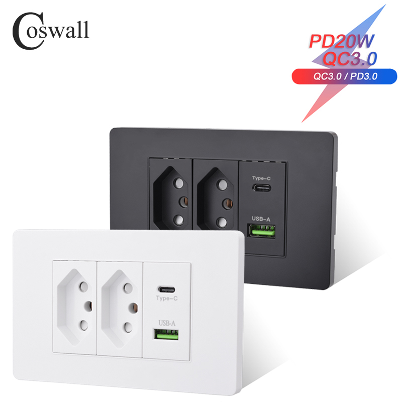Outdoor Usb Power Strip - Coswall PC Brazilië Standaard 20A Power