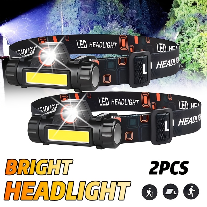 Outdoor Power Usb - Oplaadbare COB LED USB-koplamp Sterke magnetische