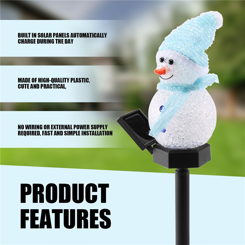 AT29-Snowman Solar Lights Kers - Outdoor Solar Power Xmas Lights recensie en prijs