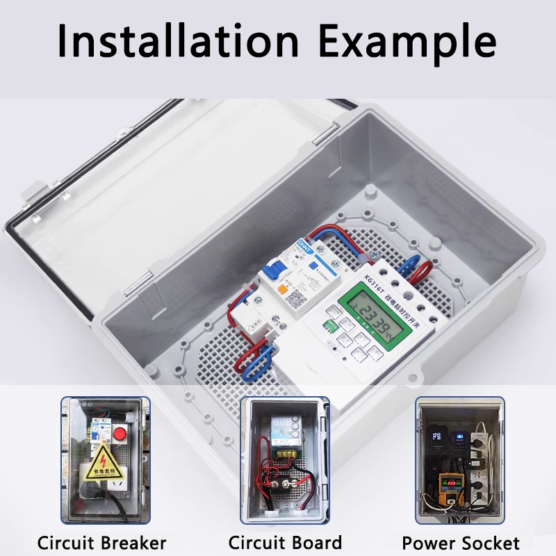 IP66 waterdichte grijze/transp - Outdoor Power Box Cover recensie en prijs