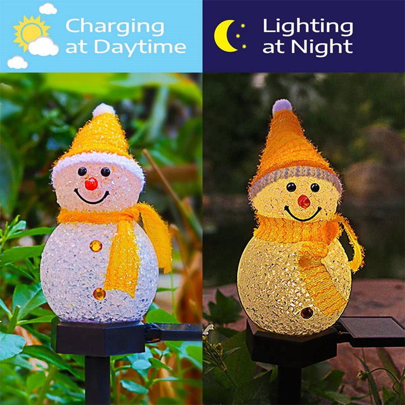 LED Sneeuwpop Solar Garden Lig - Outdoor Power For Xmas Lights recensie en prijs