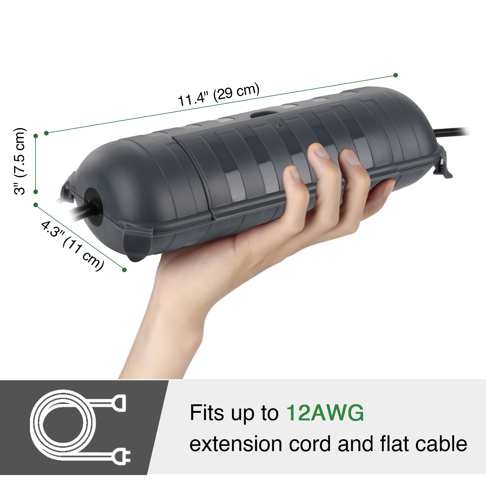Grote weerbestendige buiten el - Outdoor Power Strip Weatherproof recensie en prijs