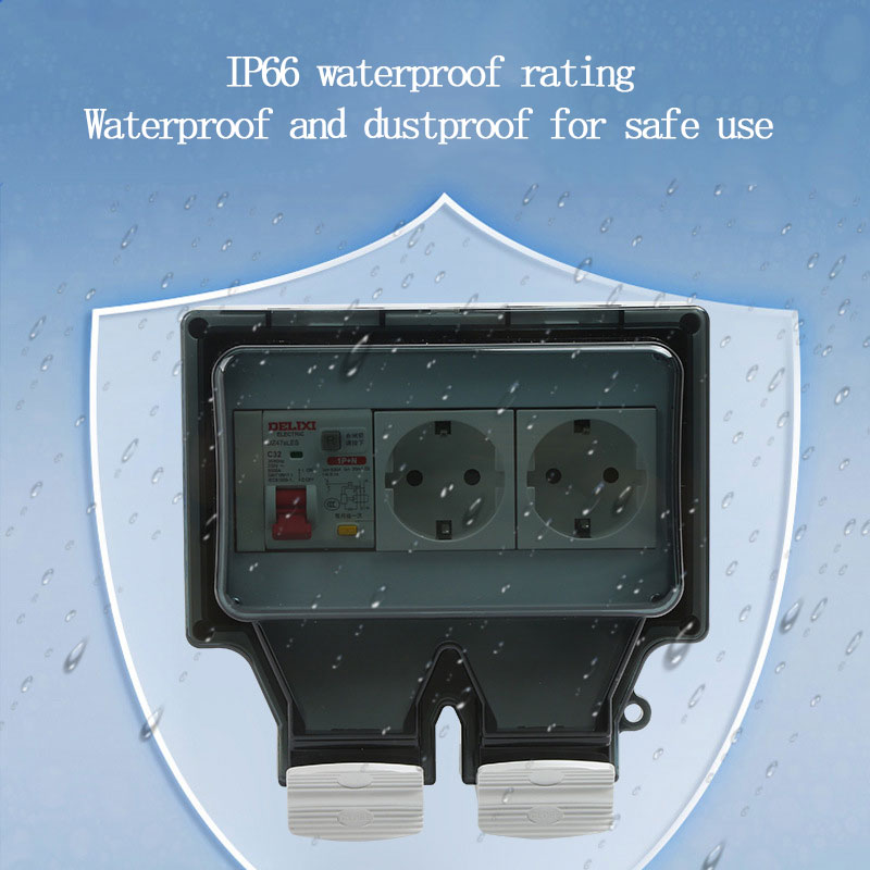 Waterdichte buitenstopcontactd - Outdoor Power Box Cover recensie en prijs