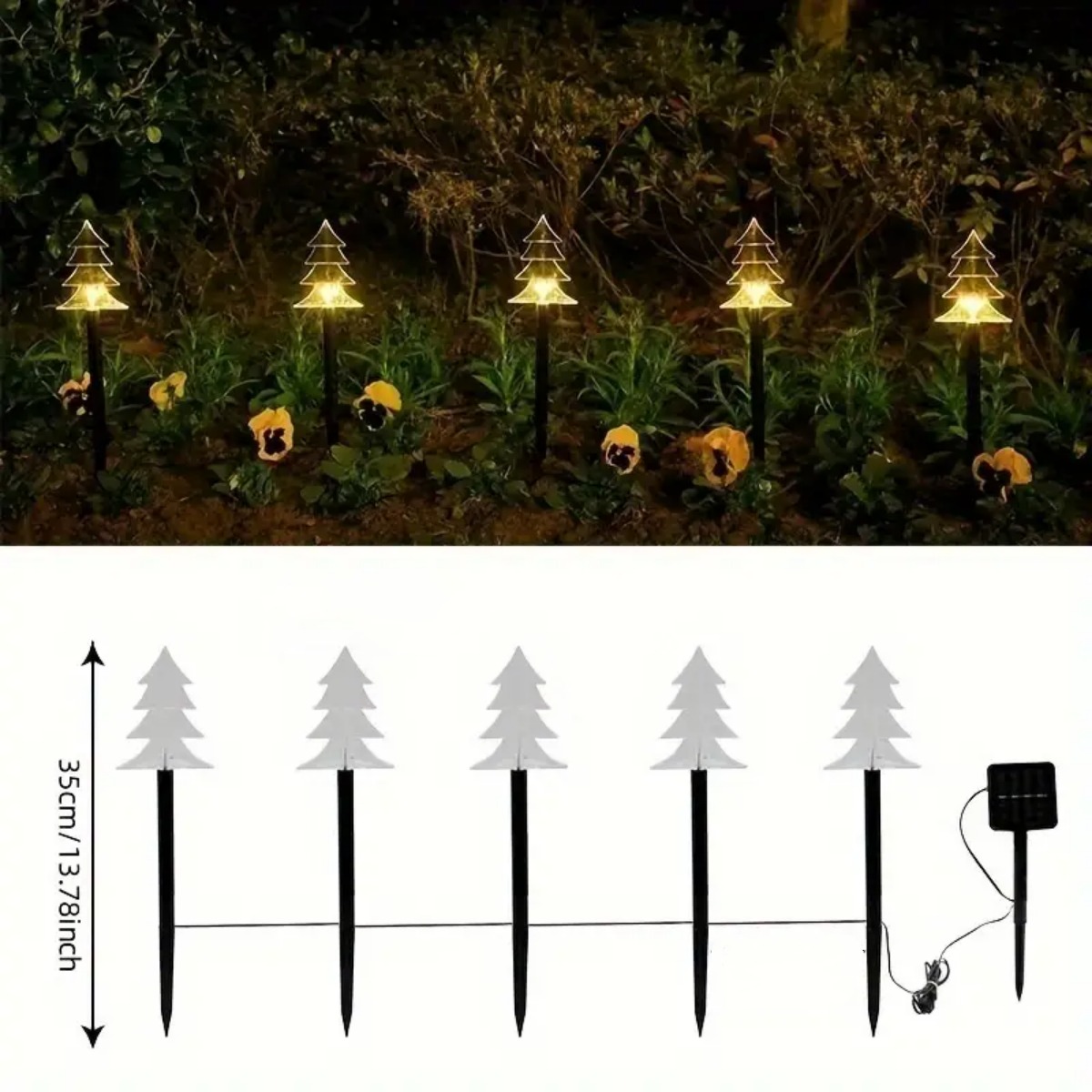 5 stuks kerstpadverlichting wa - Outdoor Power For Xmas Lights recensie en prijs