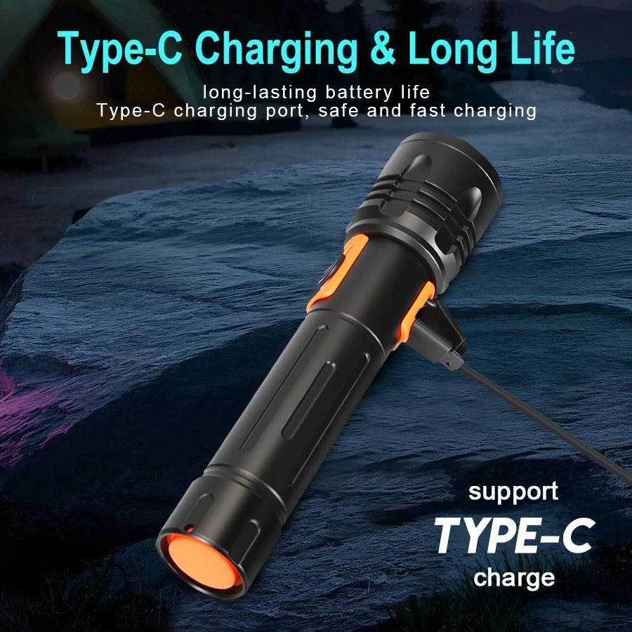 Krachtige LED-zaklamp Oplaadba - Outdoor Power Usb recensie en prijs