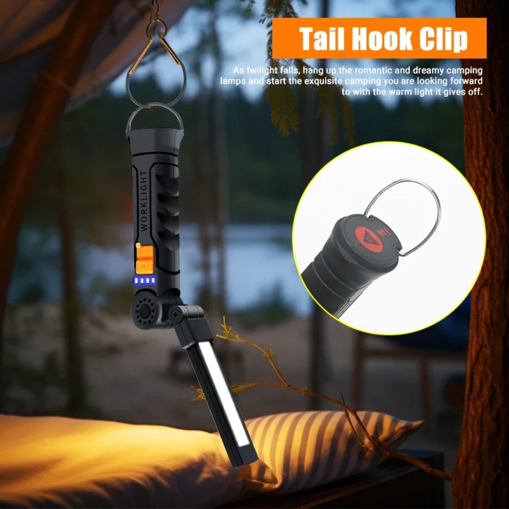 Draagbare COB LED-zaklamp USB  - Outdoor Power Usb recensie en prijs