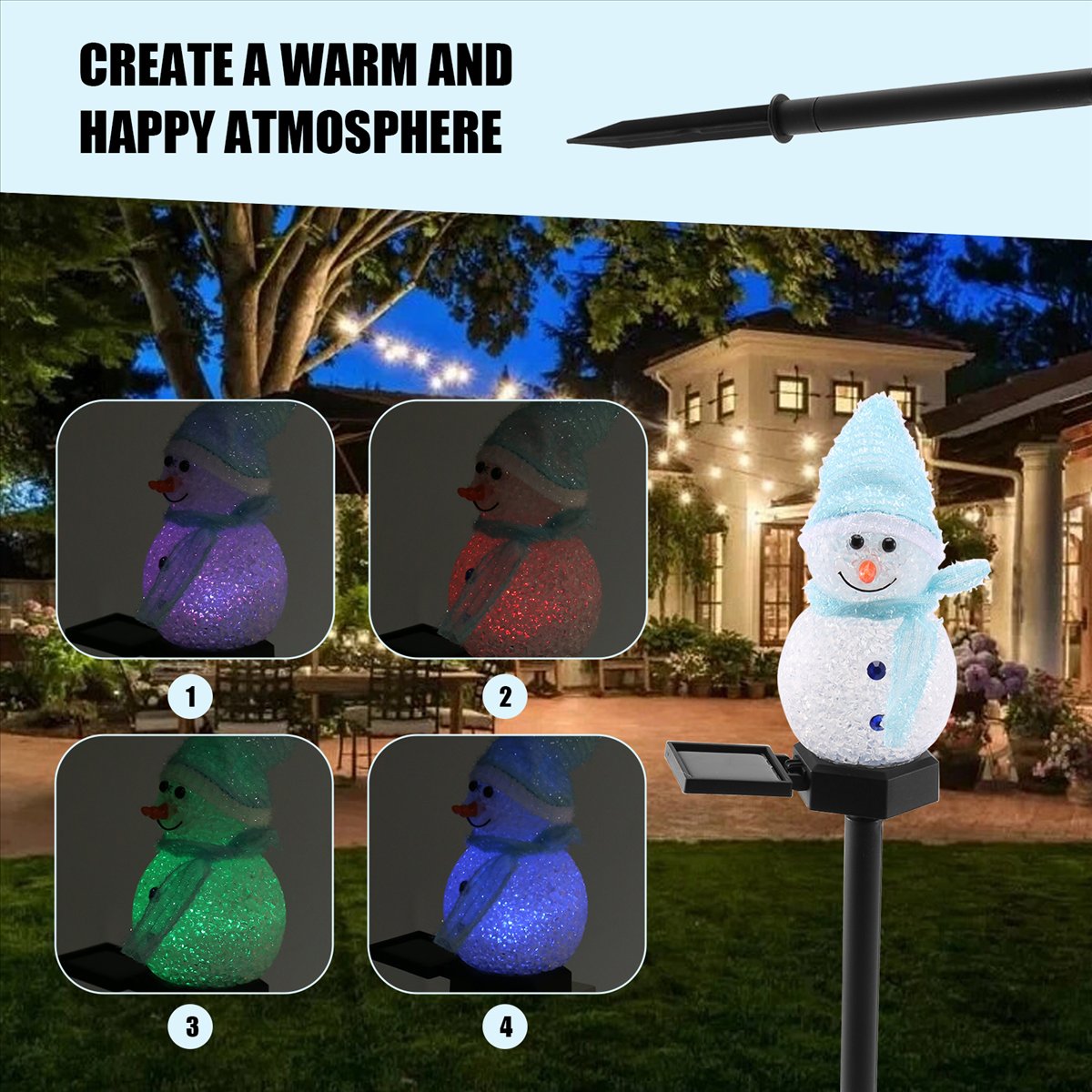 Zorgeloos- Sneeuwpop Zonne-ver - Outdoor Power For Xmas Lights recensie en prijs