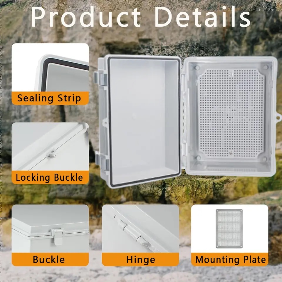 IP66 Waterdichte Grijs/Transpa - Outdoor Power Box Cover recensie en prijs