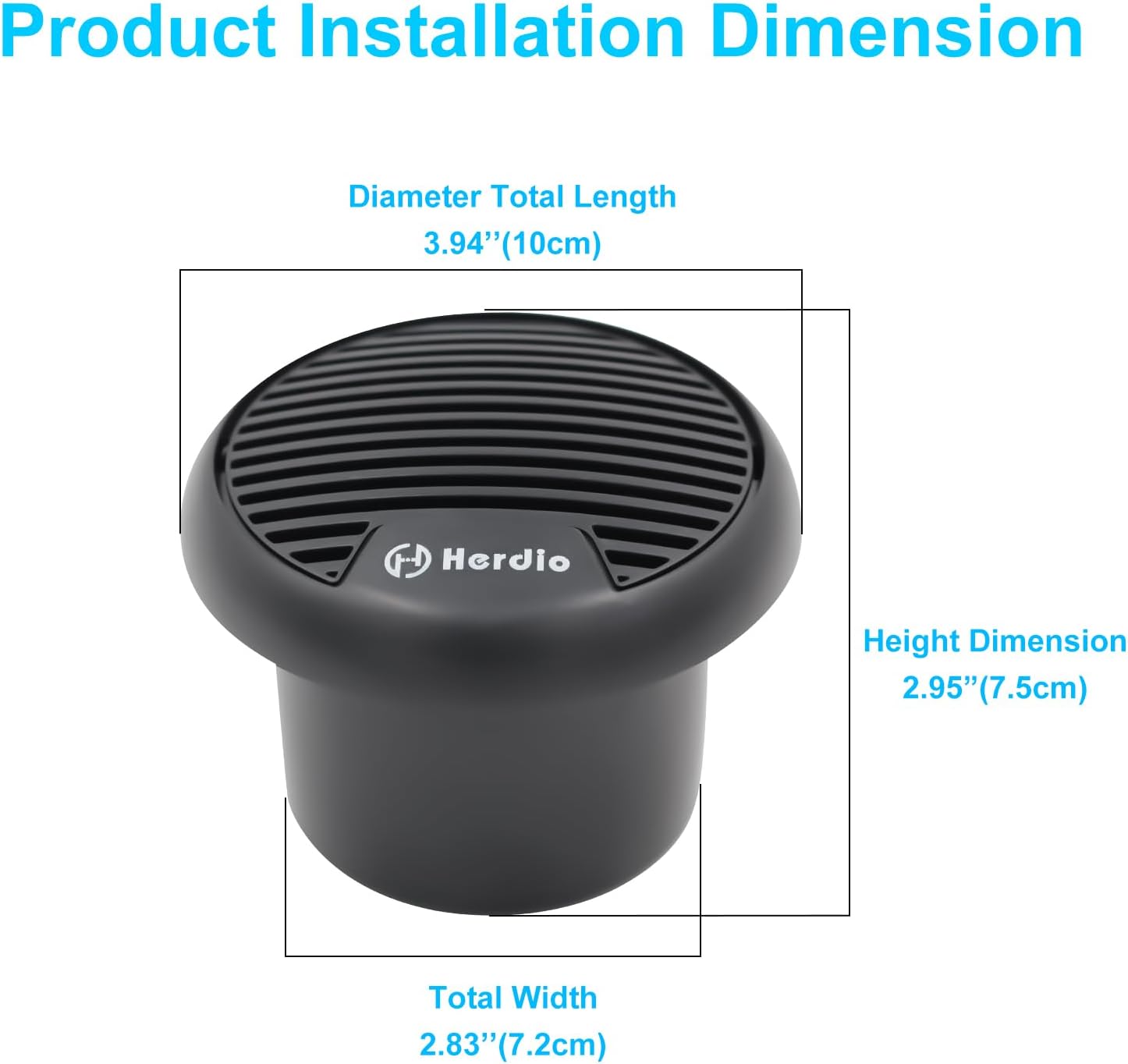 Herdio 2 STUKS 3 ''Bluetooth M - Outdoor Power For Hot Tub recensie en prijs