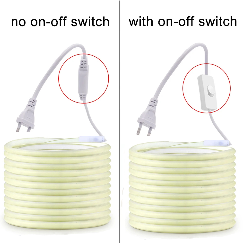 220V Led Strip met AAN/UIT Sch - Outdoor Power Strip Weatherproof recensie en prijs