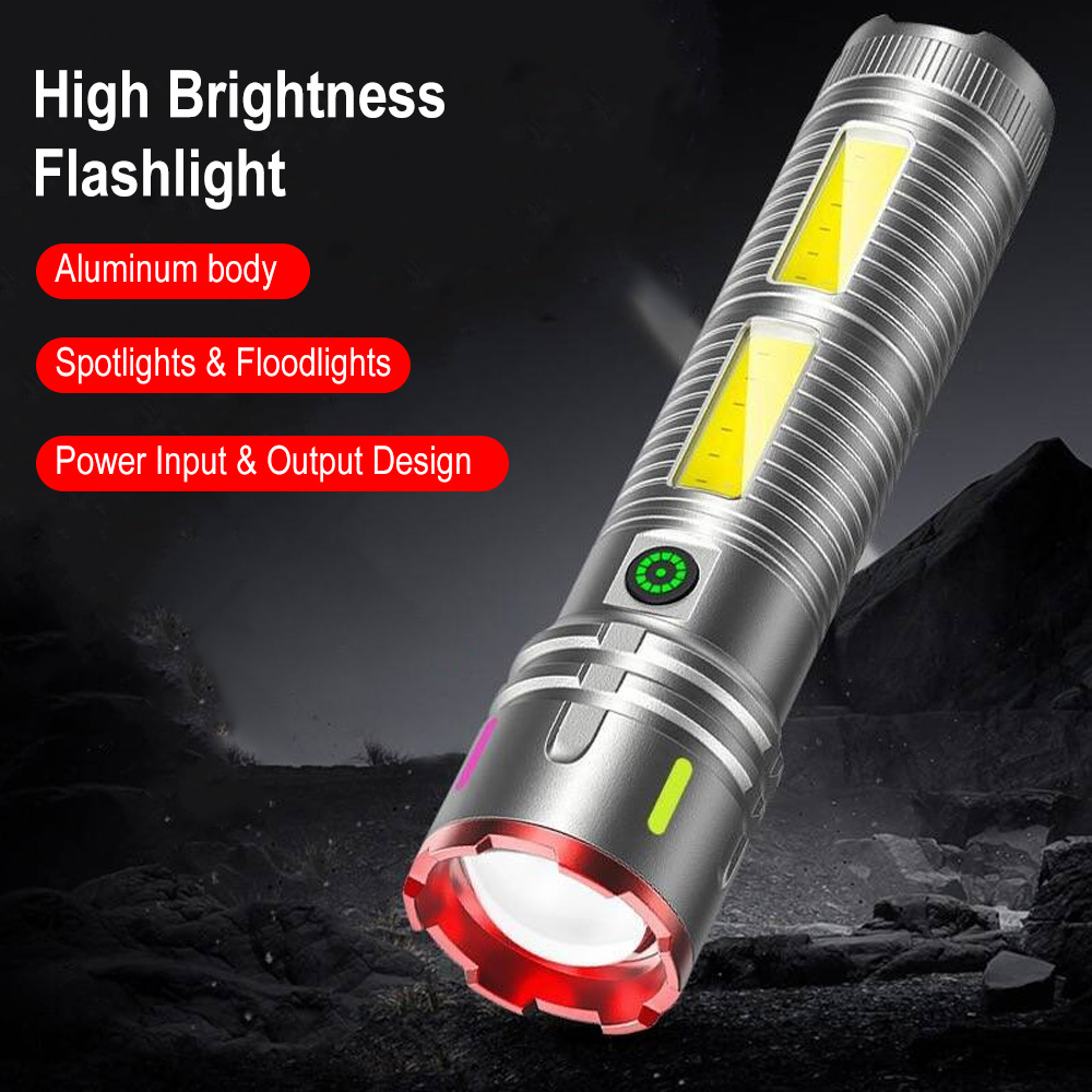 BORUiT Zoombare LED-zaklamp Ty - Outdoor Power Meter Bike recensie en prijs