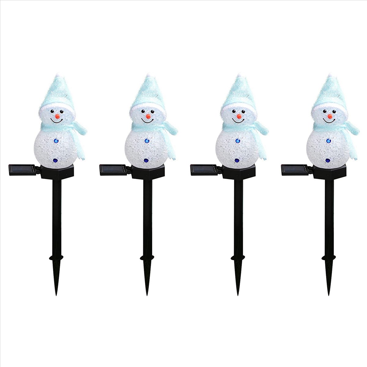 Nieuwe 4X Sneeuwpop Solar Ligh - Outdoor Power For Xmas Lights recensie en prijs
