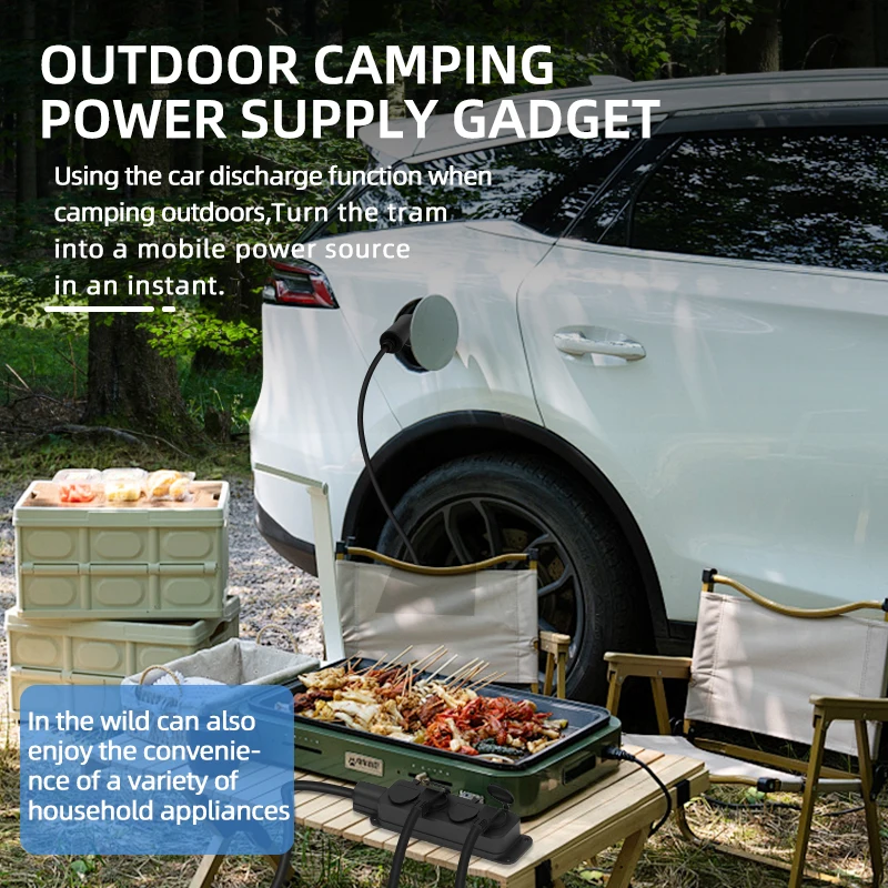 Draagbare 16A 4KW V2L-kabel el - Outdoor Powerwall recensie en prijs