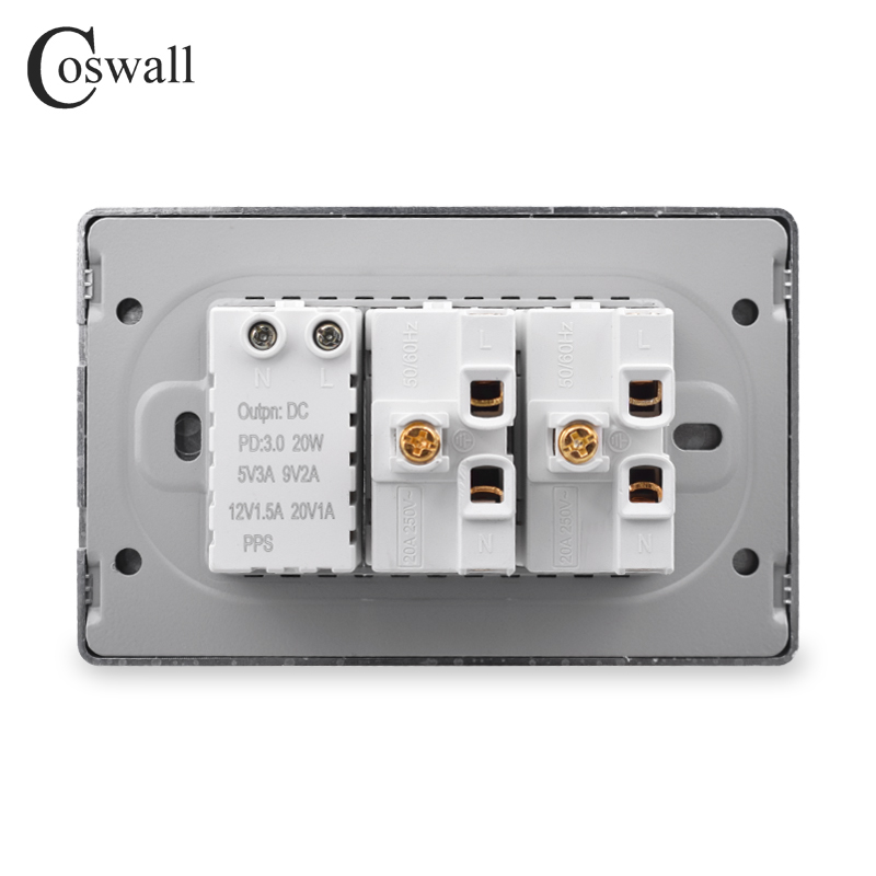 Coswall PC Brazilië Standaard  - Outdoor Usb Power Strip recensie en prijs