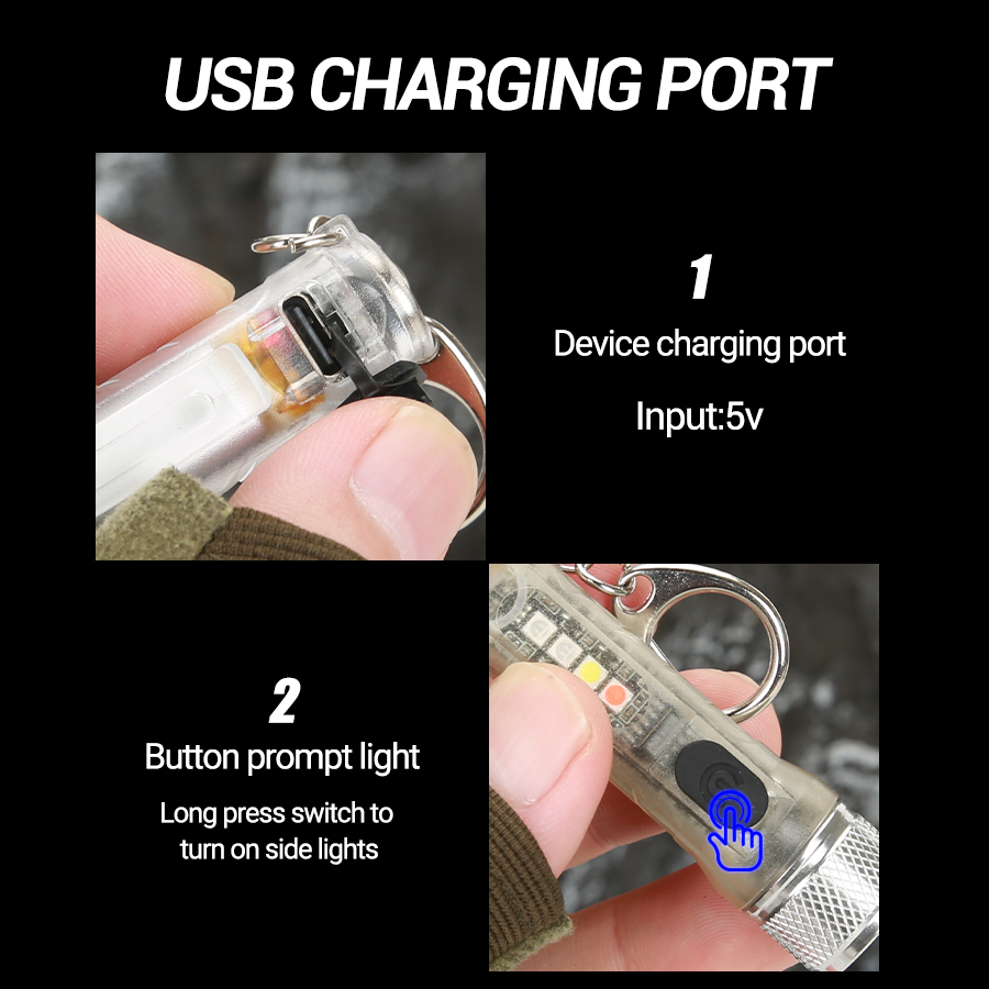 Mini-sleutelhangerzaklamp USB  - Outdoor Power Usb recensie en prijs