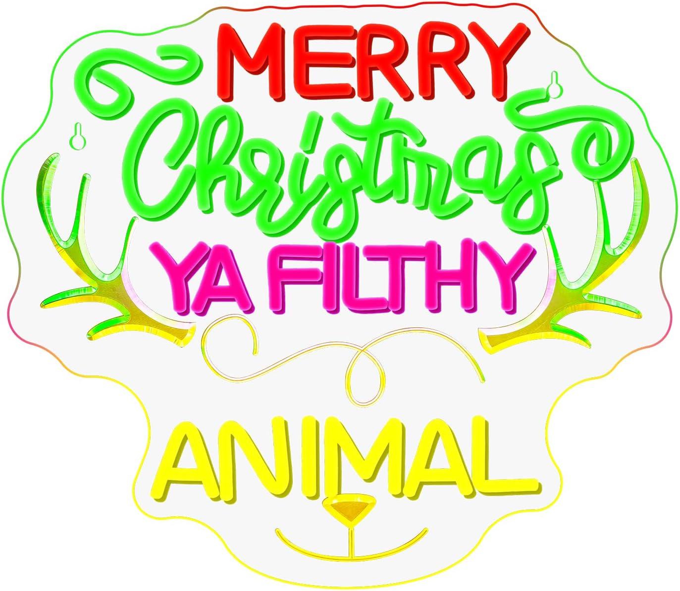 Rendier Kerst Neon Sign USB Po - Outdoor Power For Xmas Lights recensie en prijs
