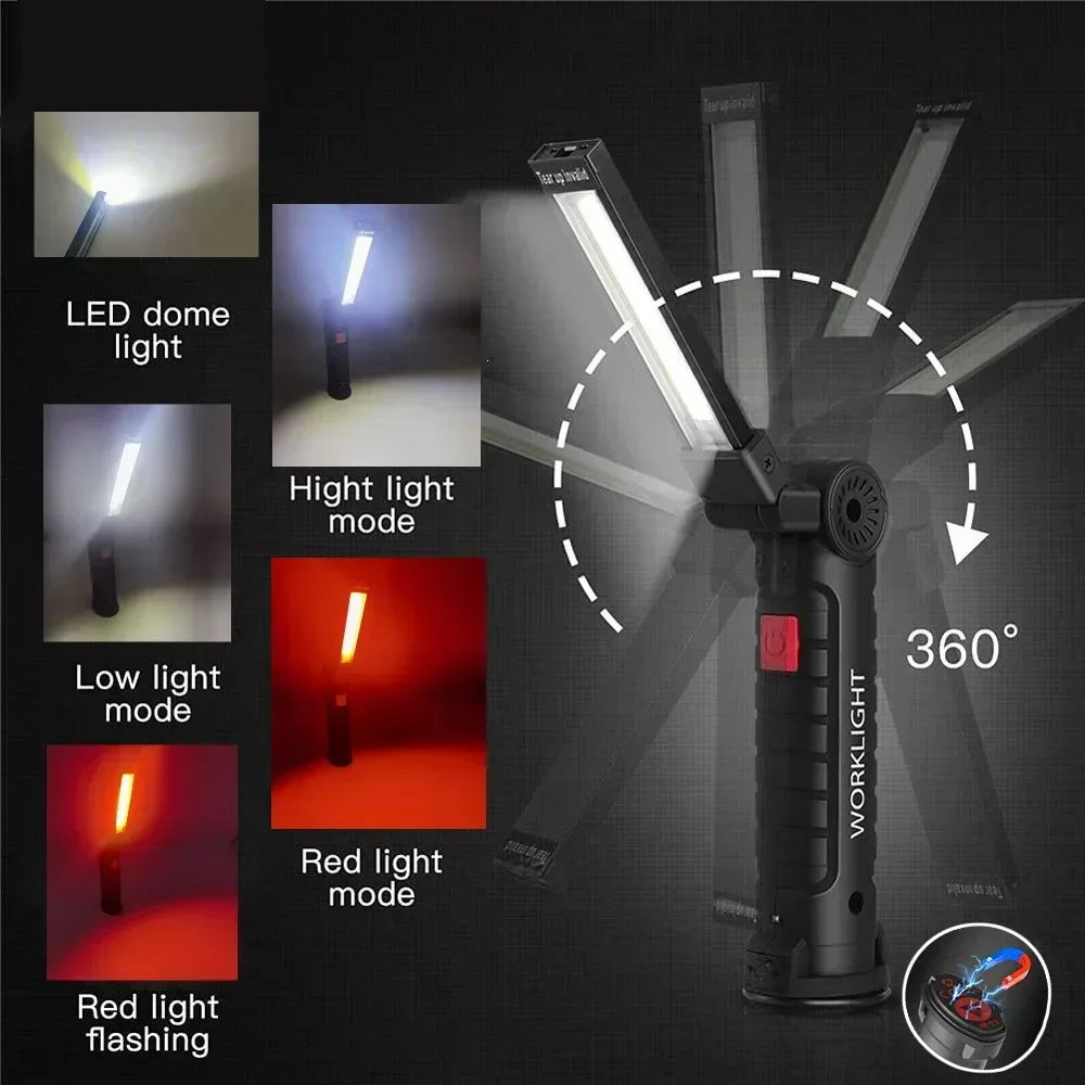 LED COB-zaklamp USB oplaadbare - Outdoor Power Usb recensie en prijs