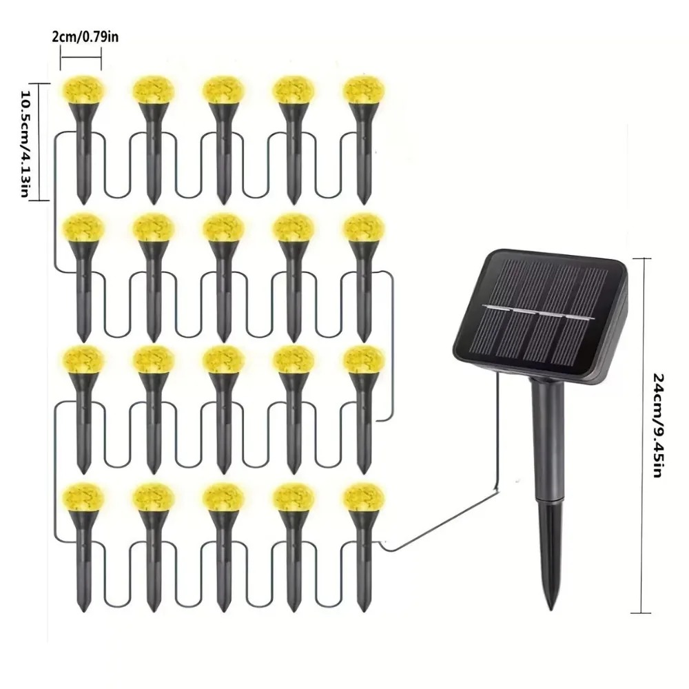 Zonne-aangedreven 5M 20LED bui - Outdoor Power For Xmas Lights recensie en prijs