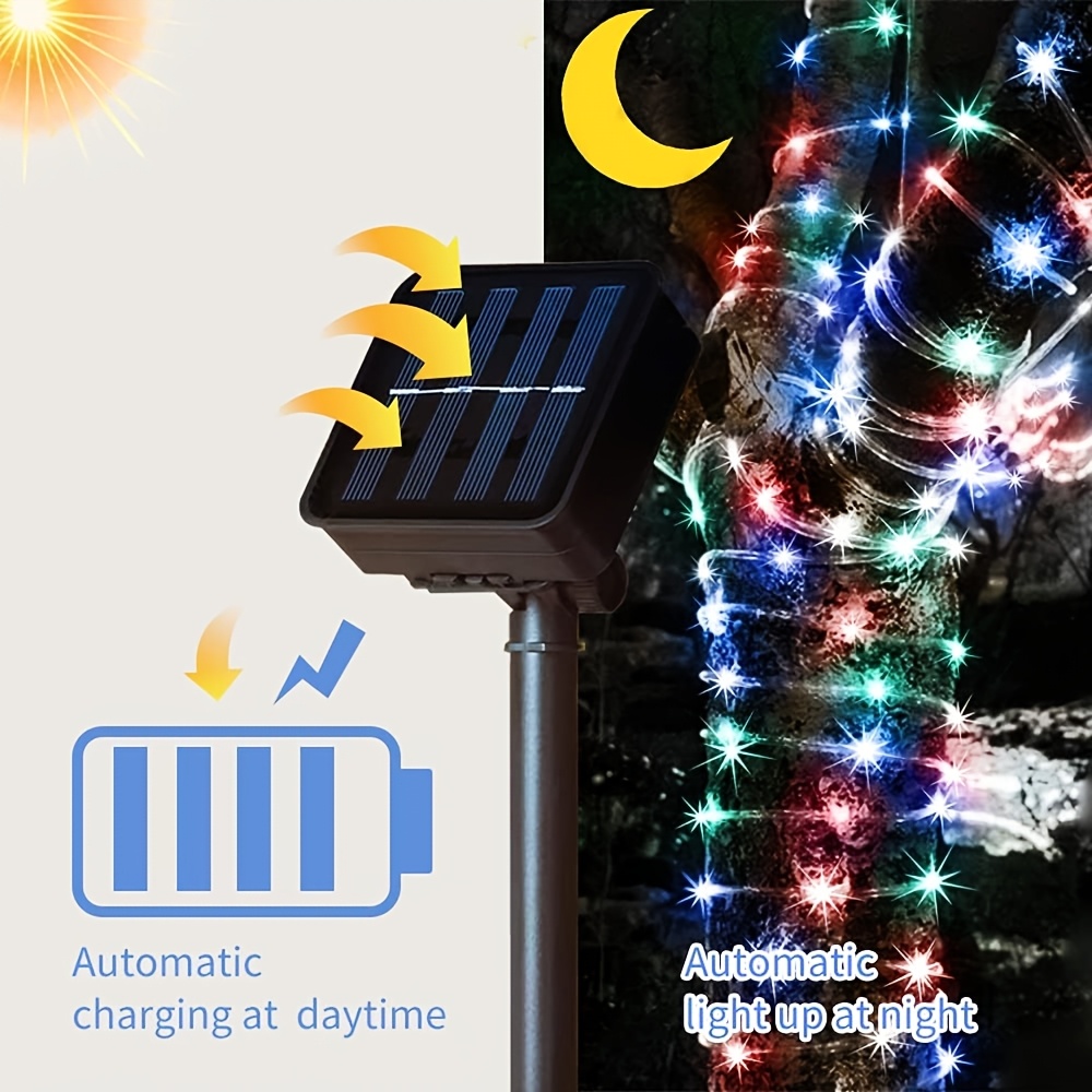 Solar Rope Light 8-modus water - Outdoor Power For Xmas Lights recensie en prijs